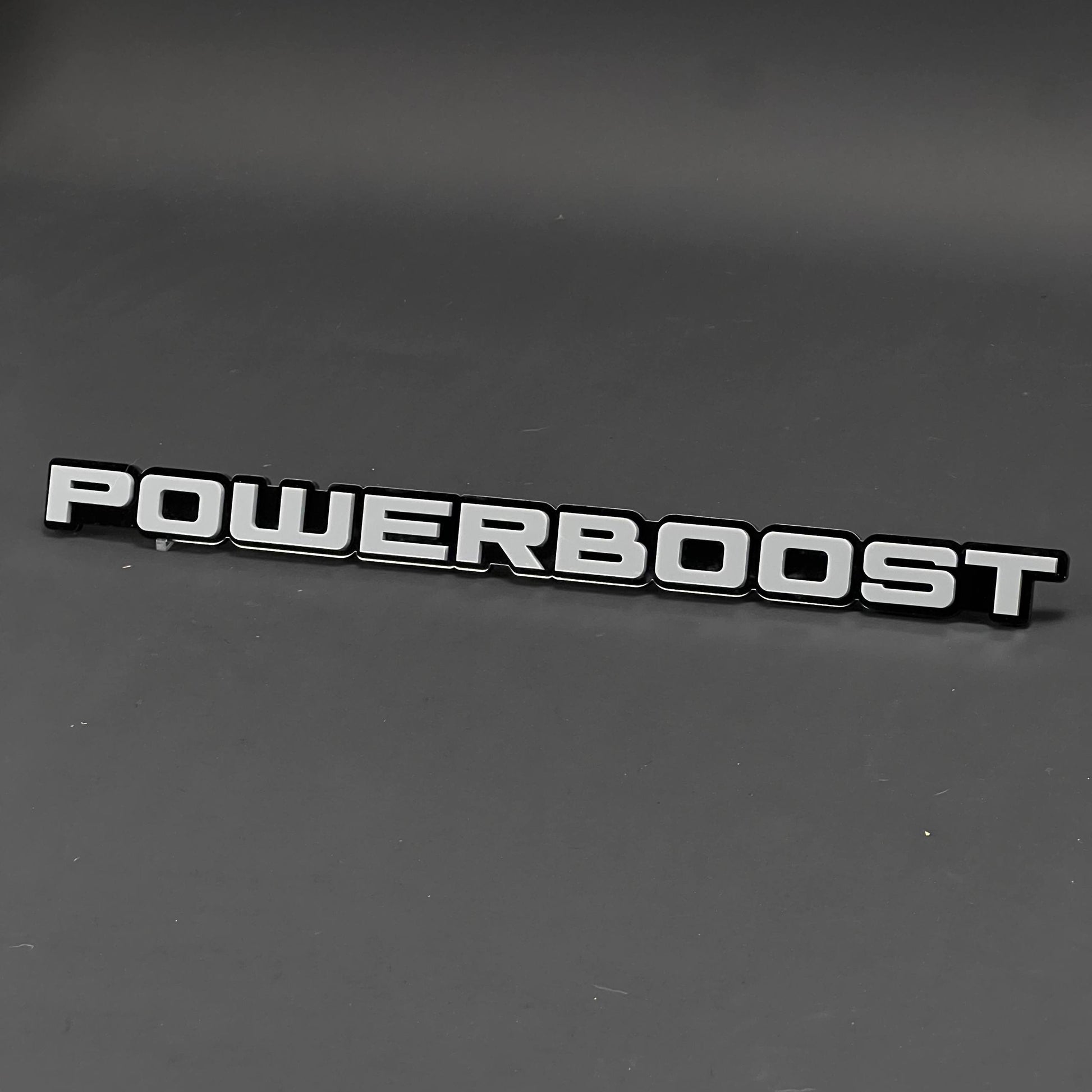 1PC POWERBOOST 3D Acrylic Badge - Car Truck Emblem Fender Tailgate Trunk Sticker