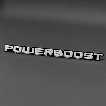1PC POWERBOOST 3D Acrylic Badge - Car Truck Emblem Fender Tailgate Trunk Sticker