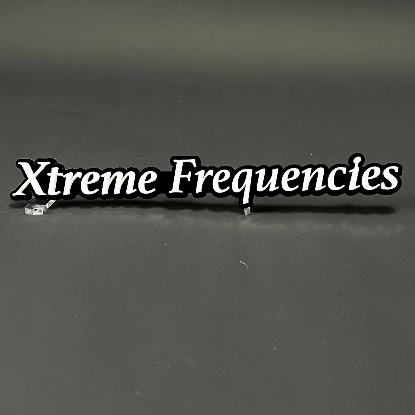 1PC Xtreme Frequencies 3D Acrylic Badge - Car Truck Emblem Fender Sticker