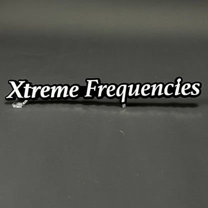 1PC Xtreme Frequencies 3D Acrylic Badge - Car Truck Emblem Fender Sticker