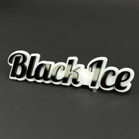 1PC Black Ice 3D Acrylic Badge - Car Truck Emblem Fender Tailgate Trunk Sticker