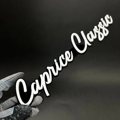 1PC Caprice Classic 3D Acrylic Badge - Car Truck Emblem Fender Sticker