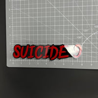 1PC SUICIDE 9 3D Acrylic Badge - Car Truck Emblem Fender Tailgate Trunk Sticker