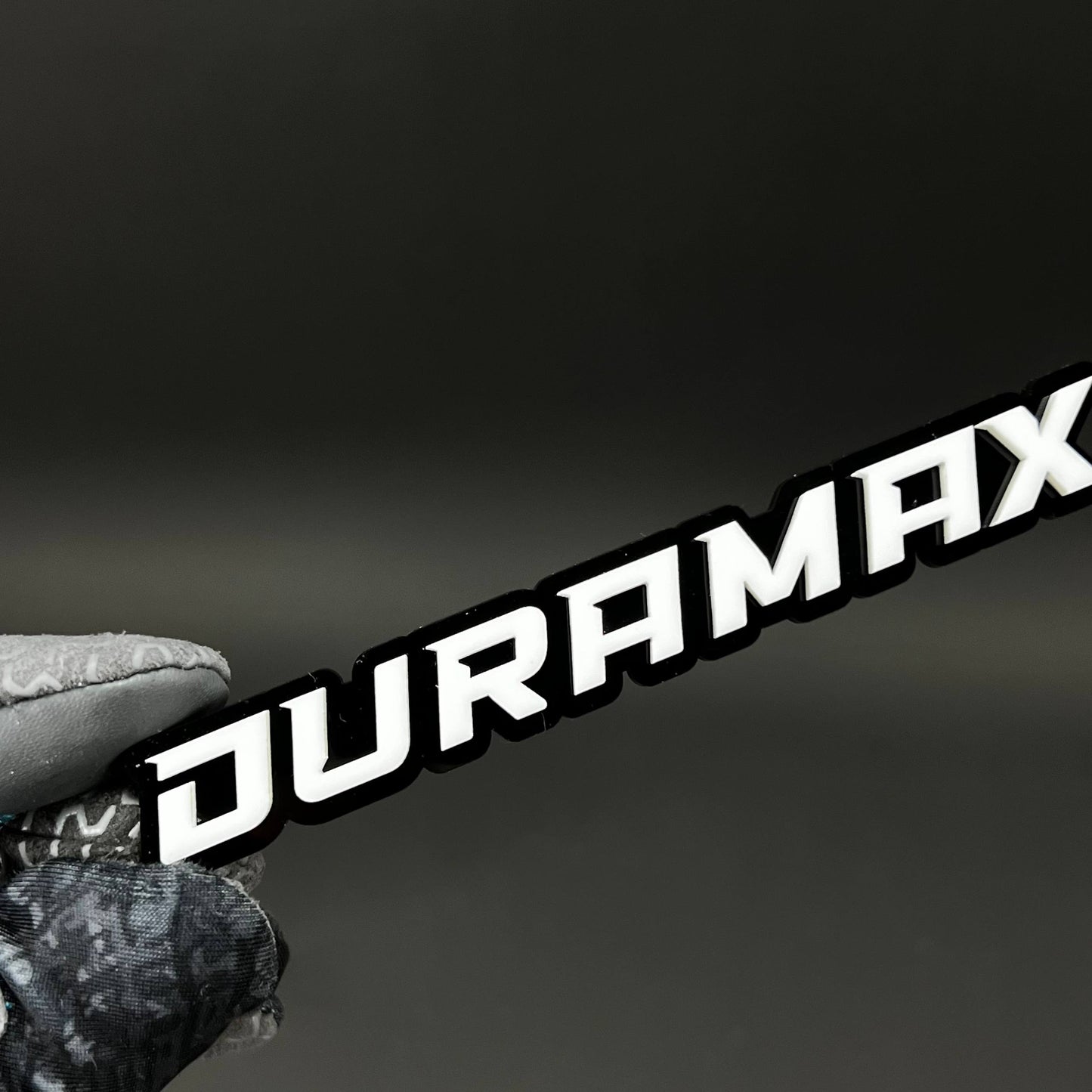 1PC DURAMAX 3D Acrylic Badge - Car Truck Emblem Fender Tailgate Trunk Sticker