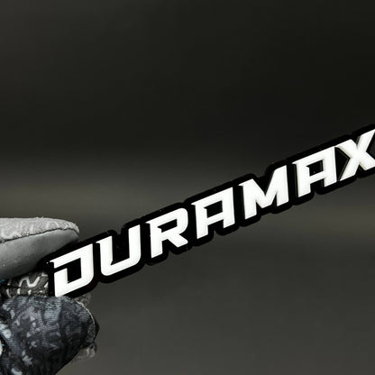 1PC DURAMAX 3D Acrylic Badge - Car Truck Emblem Fender Tailgate Trunk Sticker