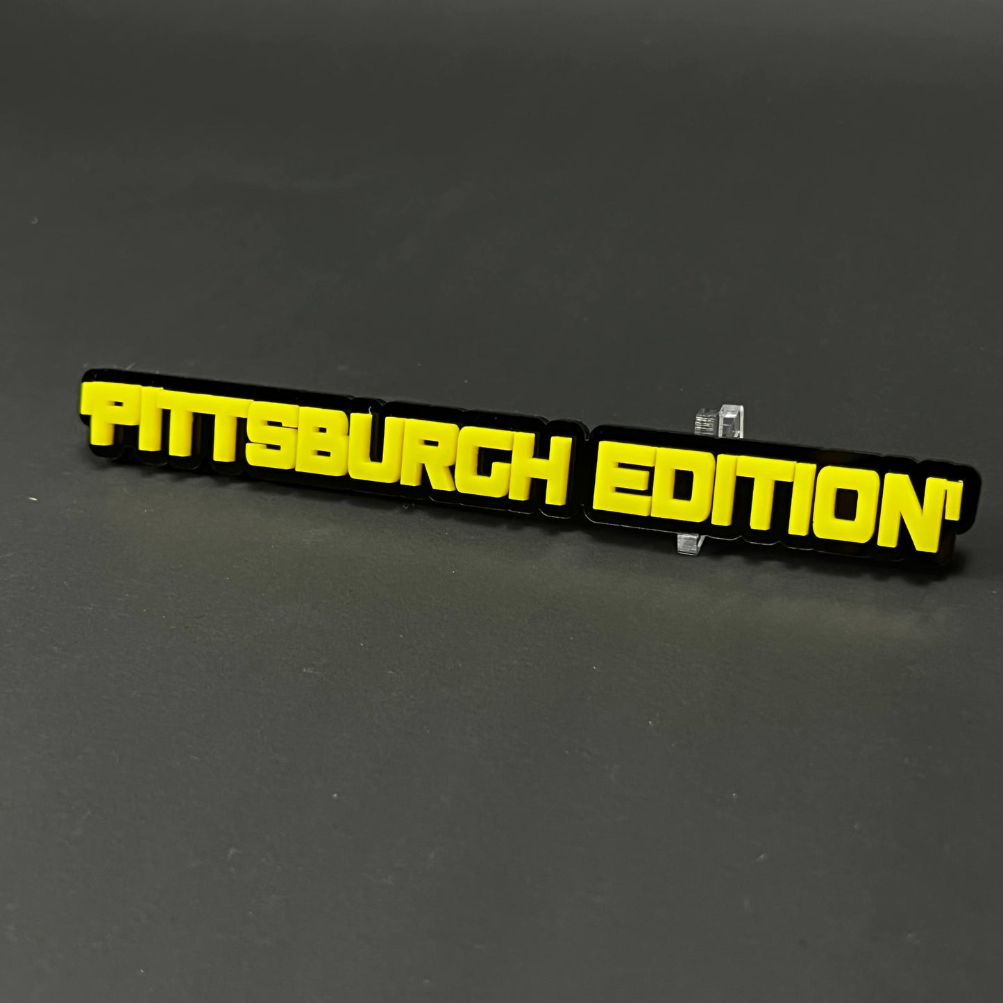 1PC PITTSBURGH EDITION 3D Acrylic Badge - Car Truck Emblem Fender Sticker