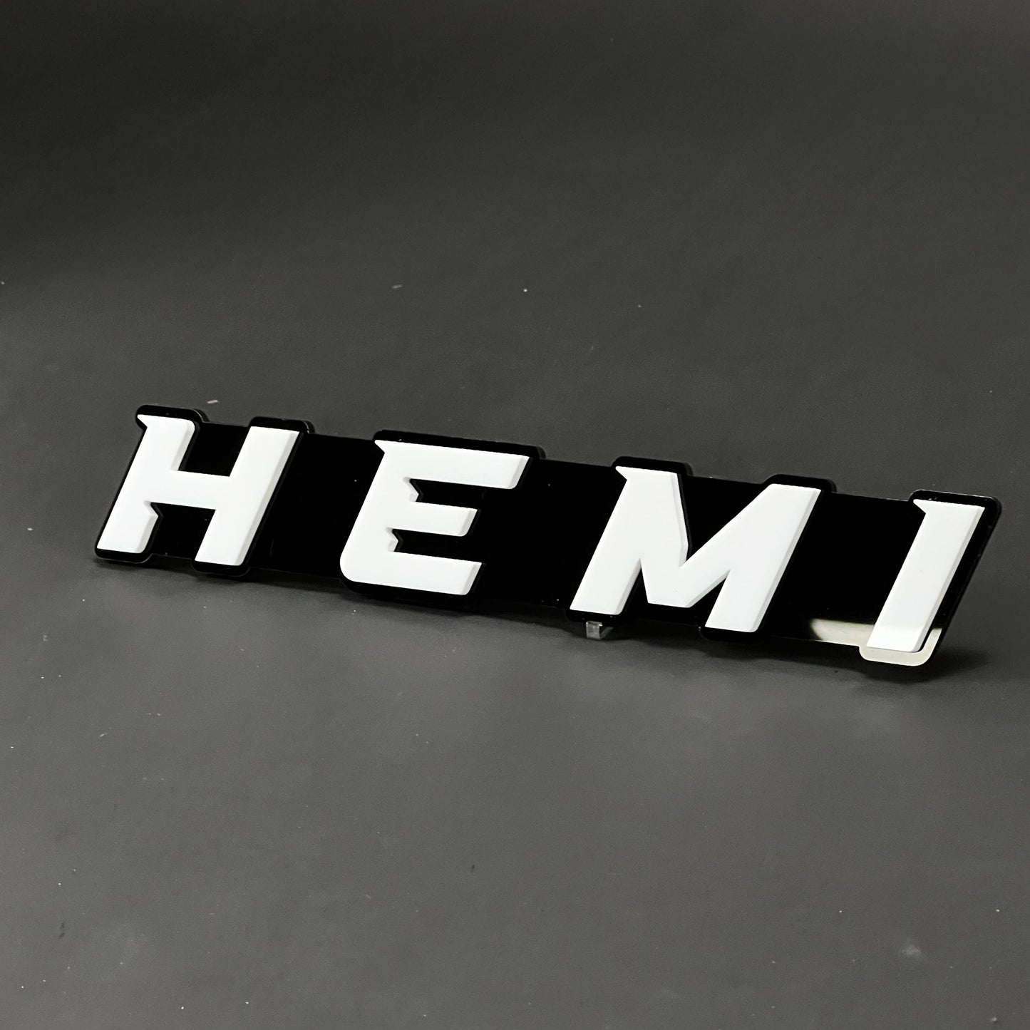 1PC HEMI 3D Acrylic Badge - Car Truck Emblem Fender Tailgate Trunk Sticker