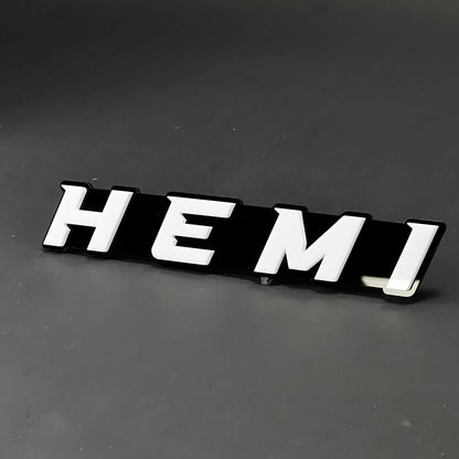 1PC HEMI 3D Acrylic Badge - Car Truck Emblem Fender Tailgate Trunk Sticker