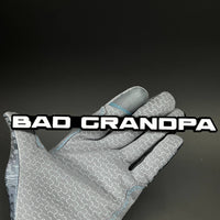 1PC BAD GRANDPA 3D Acrylic Badge - Car Truck Emblem Fender Sticker
