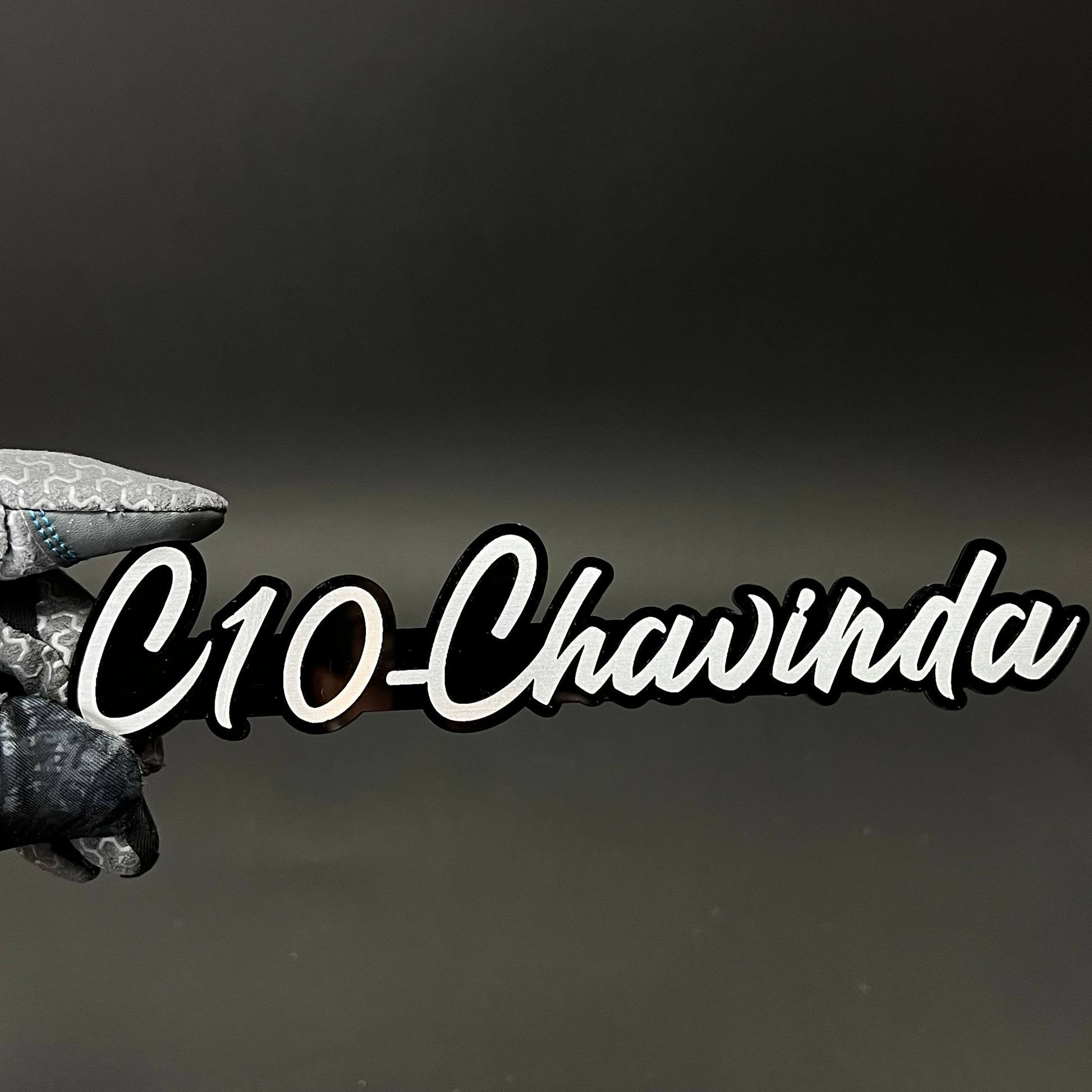 1PC C10-Chavinda 3D Acrylic Badge - Car Truck Emblem Fender Sticker