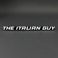 1PC THE ITALIAN GUY 3D Acrylic Badge - Car Truck Emblem Fender Sticker