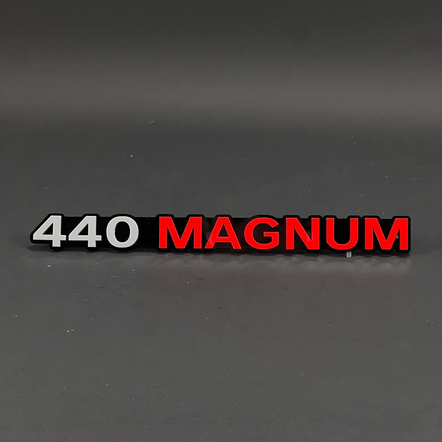 1PC 440 MAGNUM 3D Acrylic Badge - Car Truck Emblem Fender Tailgate Trunk Sticker