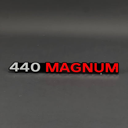 1PC 440 MAGNUM 3D Acrylic Badge - Car Truck Emblem Fender Tailgate Trunk Sticker