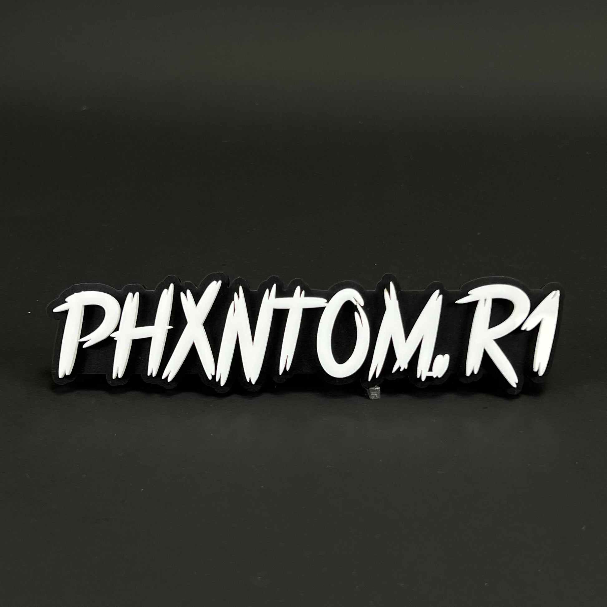 1PC PHXNTOM.R1 3D Acrylic Badge - Car Truck Emblem Fender Tailgate Trunk Sticker