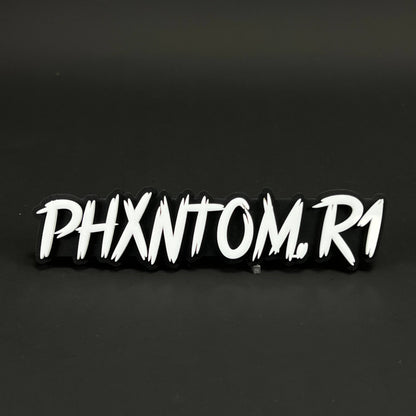 1PC PHXNTOM.R1 3D Acrylic Badge - Car Truck Emblem Fender Tailgate Trunk Sticker