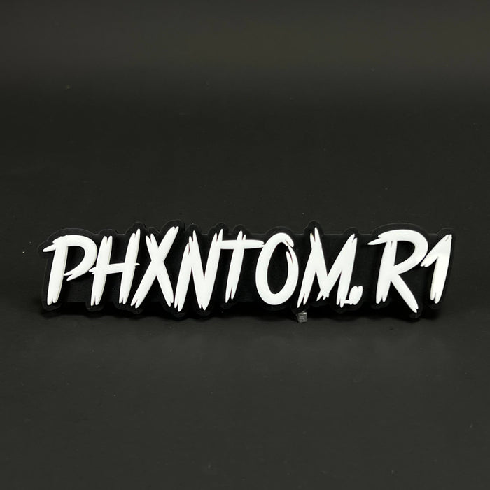 1PC PHXNTOM.R1 3D Acrylic Badge - Car Truck Emblem Fender Tailgate Trunk Sticker