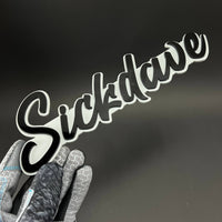 1PC Sickdave 3D Acrylic Badge - Car Truck Emblem Fender Tailgate Trunk Sticker