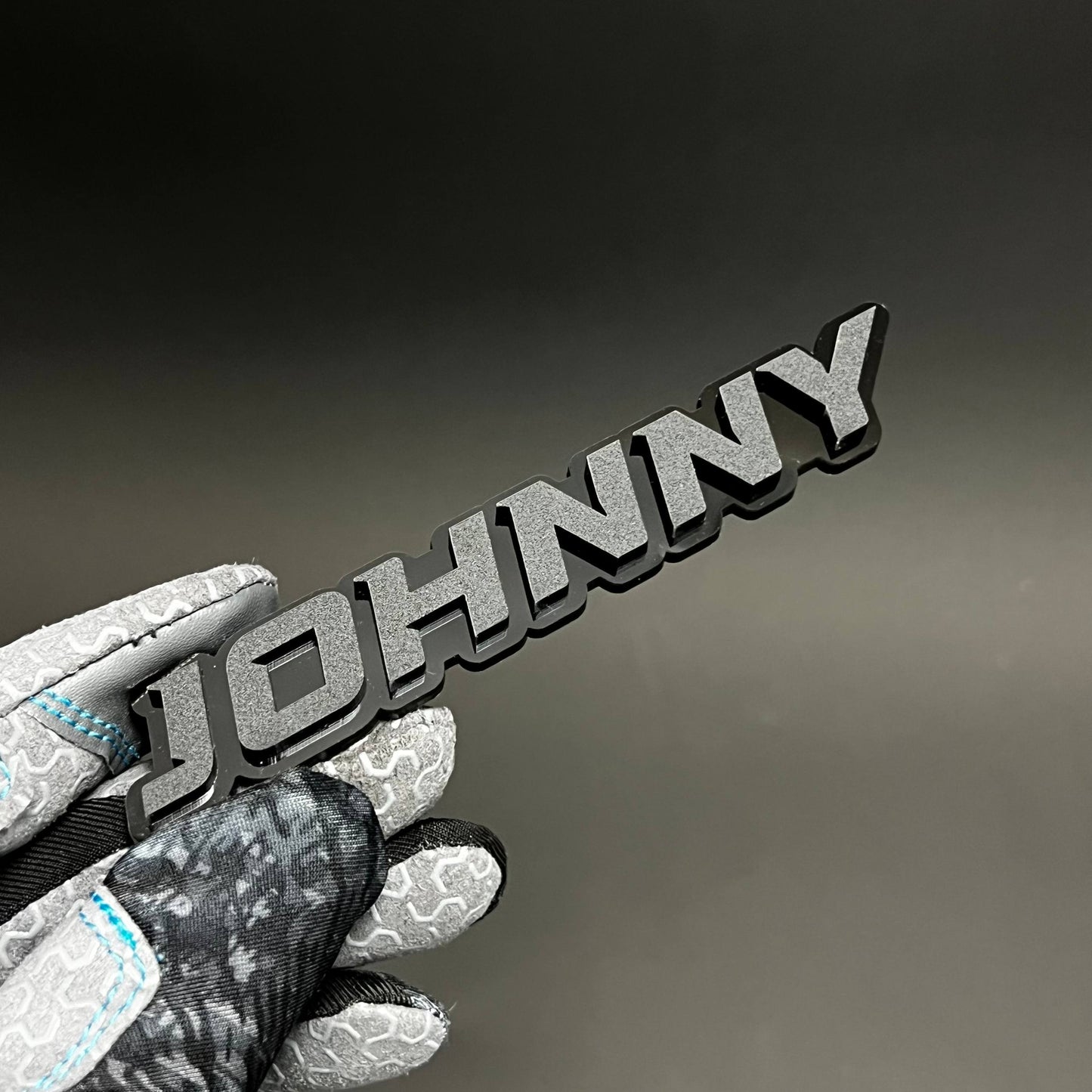 1PC JOHNNY 3D Acrylic Badge - Car Truck Emblem Fender Tailgate Trunk Sticker