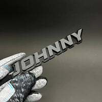 1PC JOHNNY 3D Acrylic Badge - Car Truck Emblem Fender Tailgate Trunk Sticker