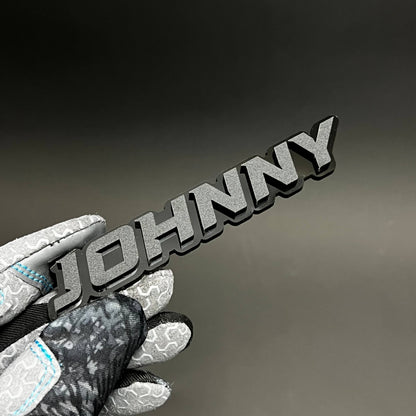 1PC JOHNNY 3D Acrylic Badge - Car Truck Emblem Fender Tailgate Trunk Sticker