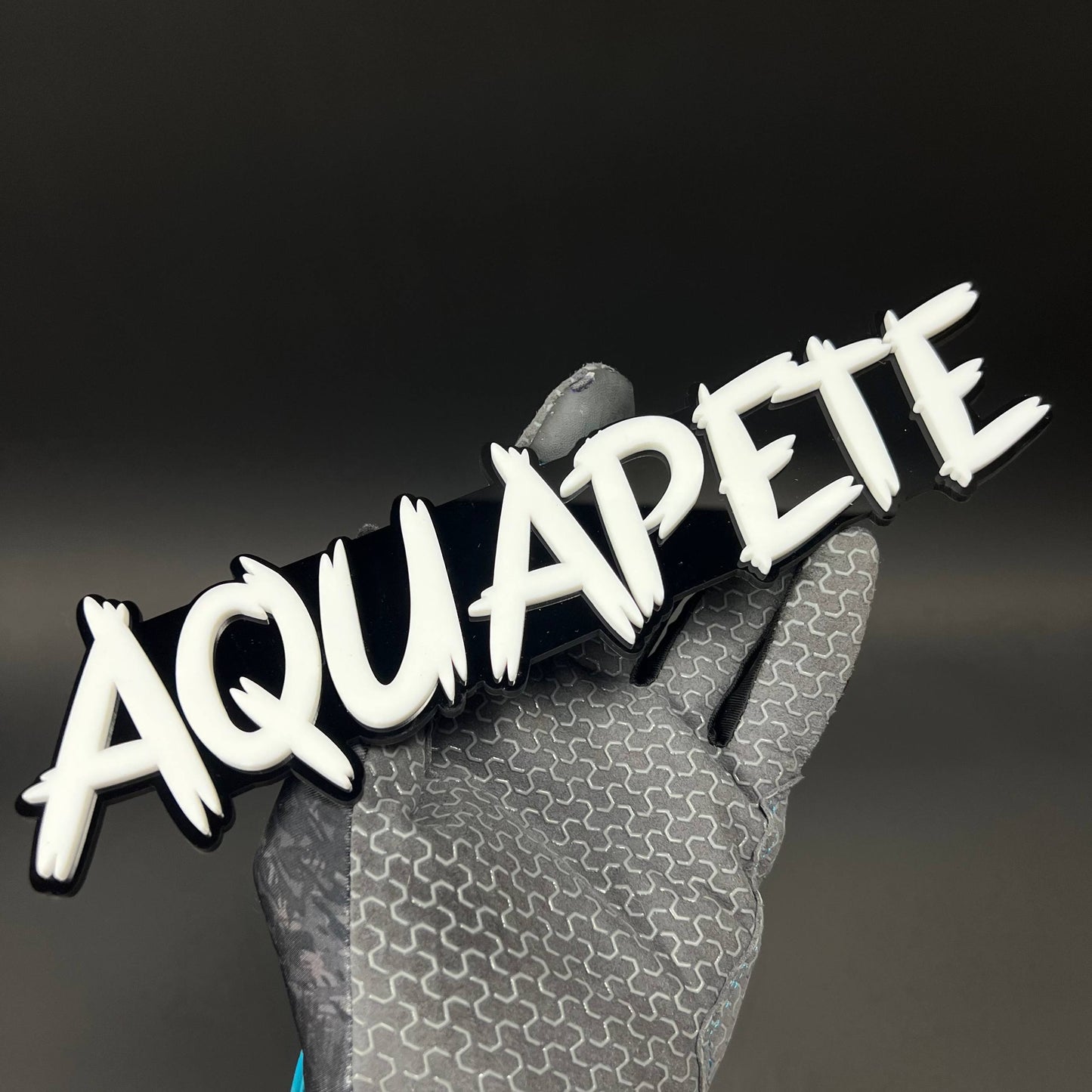 1PC AQUAPETE 3D Acrylic Badge - Car Truck Emblem Fender Tailgate Trunk Sticker