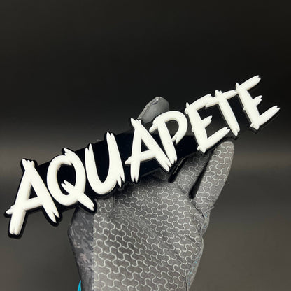 1PC AQUAPETE 3D Acrylic Badge - Car Truck Emblem Fender Tailgate Trunk Sticker