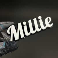 1PC Millie 3D Acrylic Badge - Car Truck Emblem Fender Tailgate Trunk Sticker