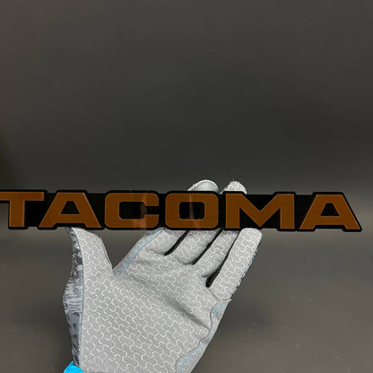 1PC TACOMA 3D Acrylic Badge - Car Truck Emblem Fender Tailgate Trunk Sticker