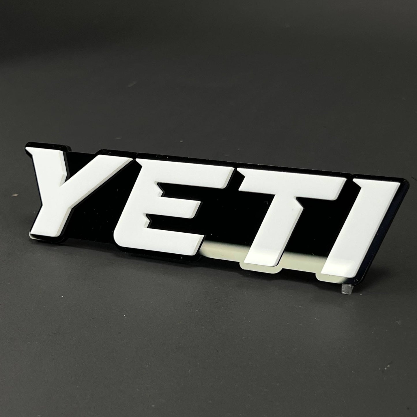 1PC YETI 3D Acrylic Badge - Car Truck Emblem Fender Tailgate Trunk Sticker
