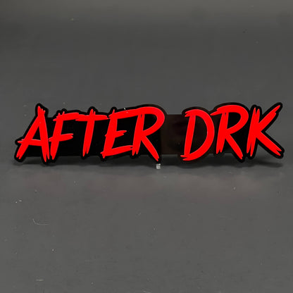 1PC AFTER DRK 3D Acrylic Badge - Car Truck Emblem Fender Tailgate Trunk Sticker