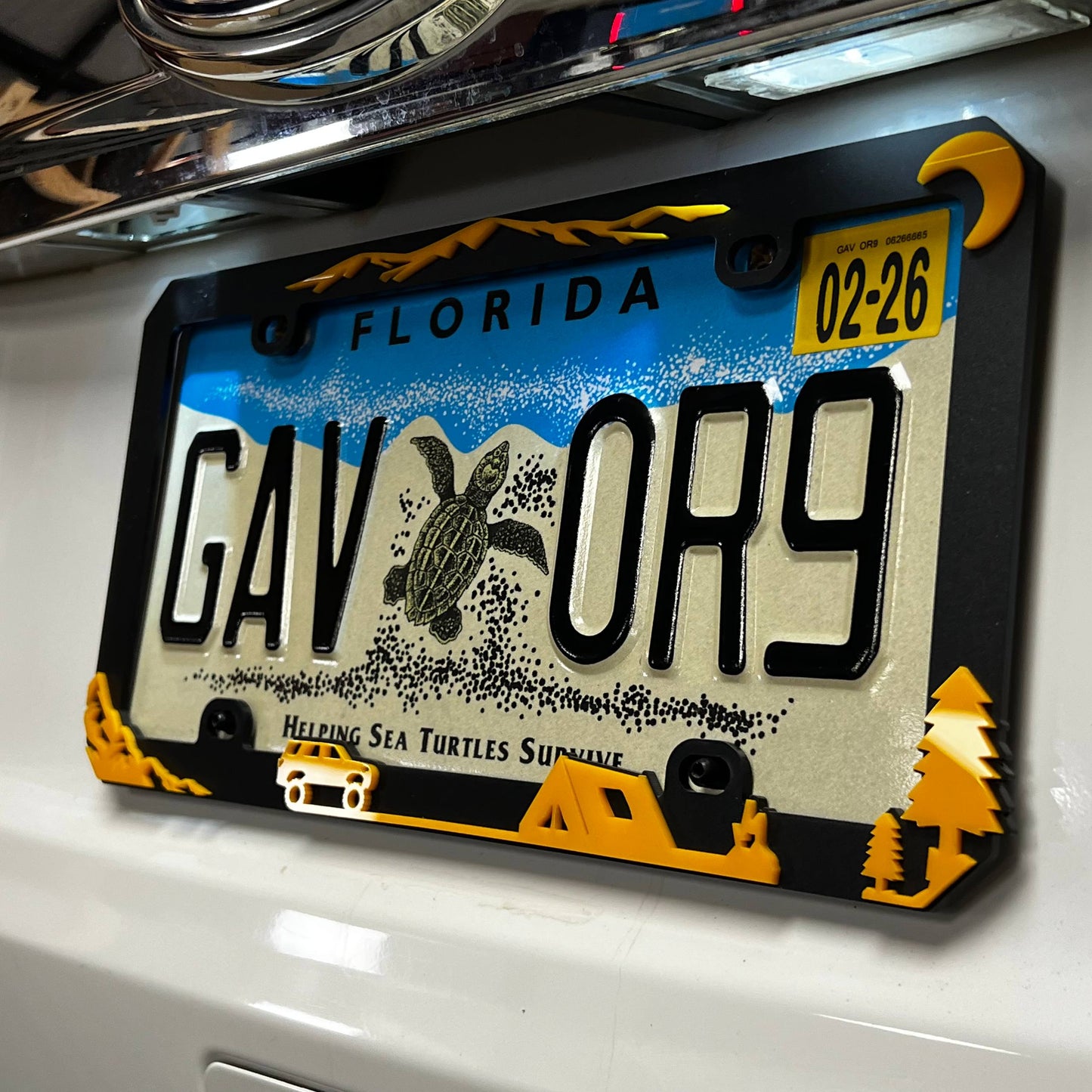 1PC GAV OR9 3D Acrylic Badge - Car Truck Emblem Fender Tailgate Trunk Sticker