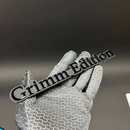 1PC Grimm Edition 3D Acrylic Badge - Car Truck Emblem Fender Sticker