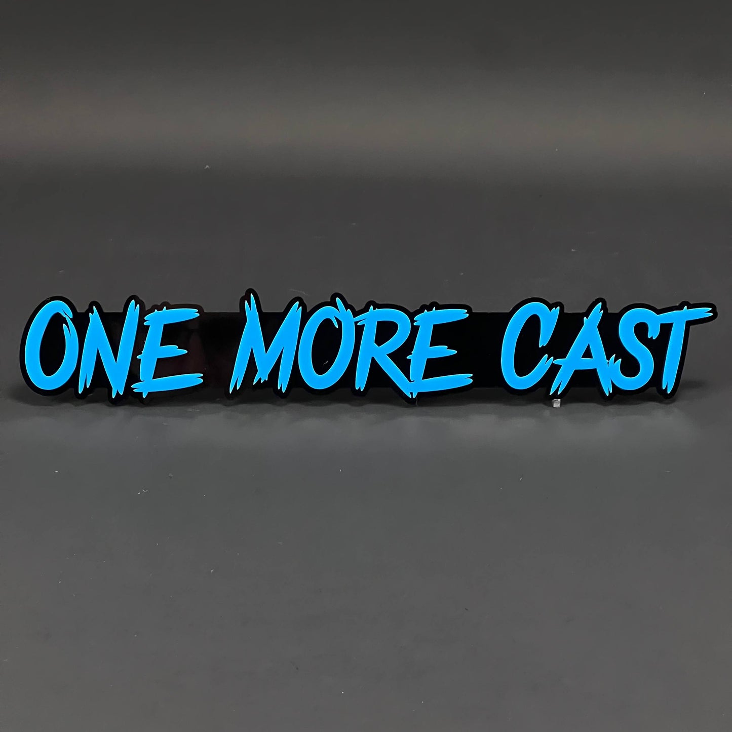 1PC ONE MORE CAST 3D Acrylic Badge - Car Truck Emblem Fender Sticker