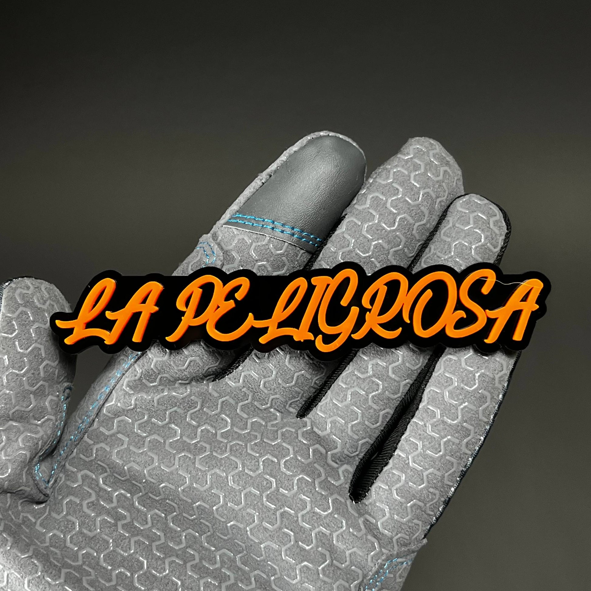 1PC LA PELIGROSA 3D Acrylic Badge - Car Truck Emblem Fender Sticker