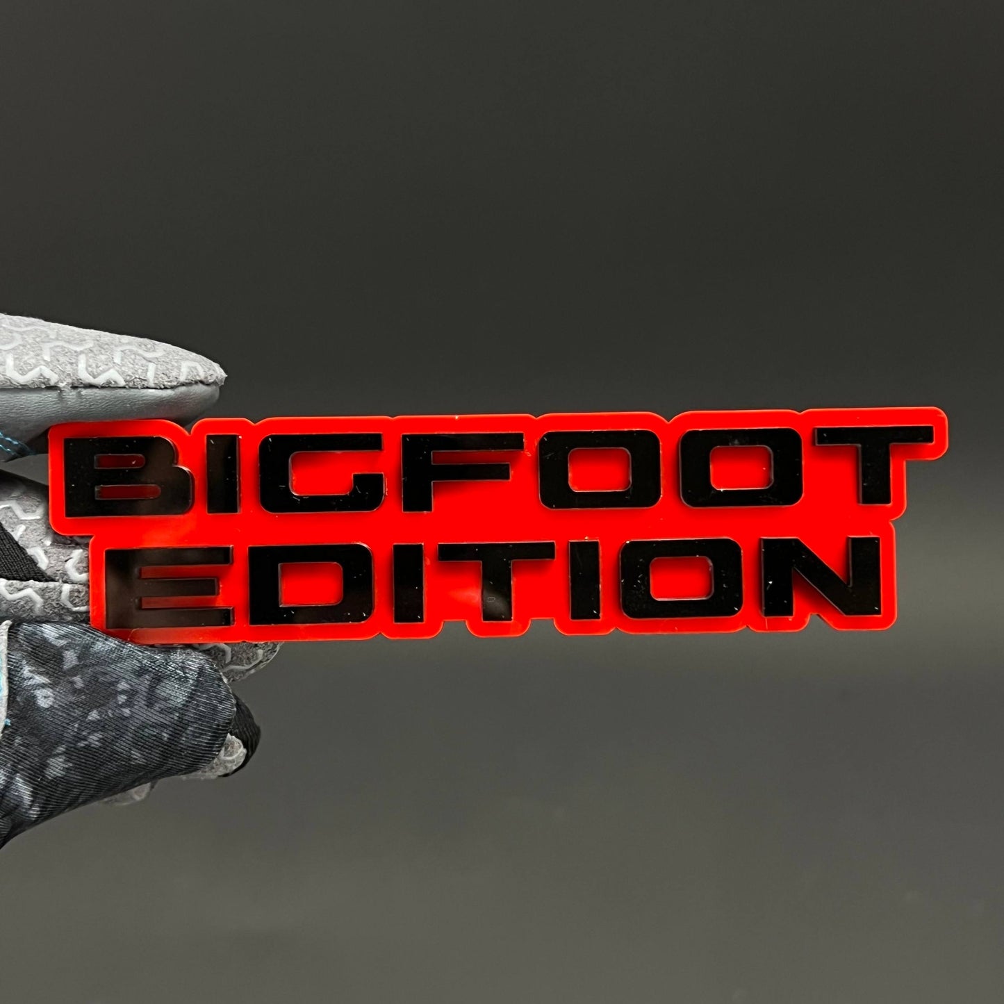 1PC BIGFOOT EDITION 3D Acrylic Badge - Car Truck Emblem Fender Sticker