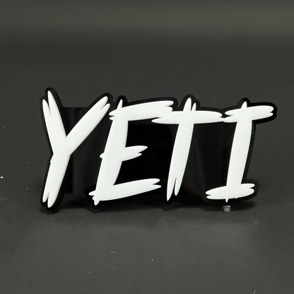 1PC YETI 3D Acrylic Badge - Car Truck Emblem Fender Tailgate Trunk Sticker