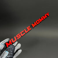 1PC MUSCLE MOMMY 3D Acrylic Badge - Car Truck Emblem Fender Sticker