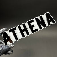 1PC ATHENA 3D Acrylic Badge - Car Truck Emblem Fender Tailgate Trunk Sticker