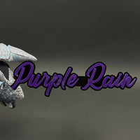 1PC Purple Rain 3D Acrylic Badge - Car Truck Emblem Fender Sticker