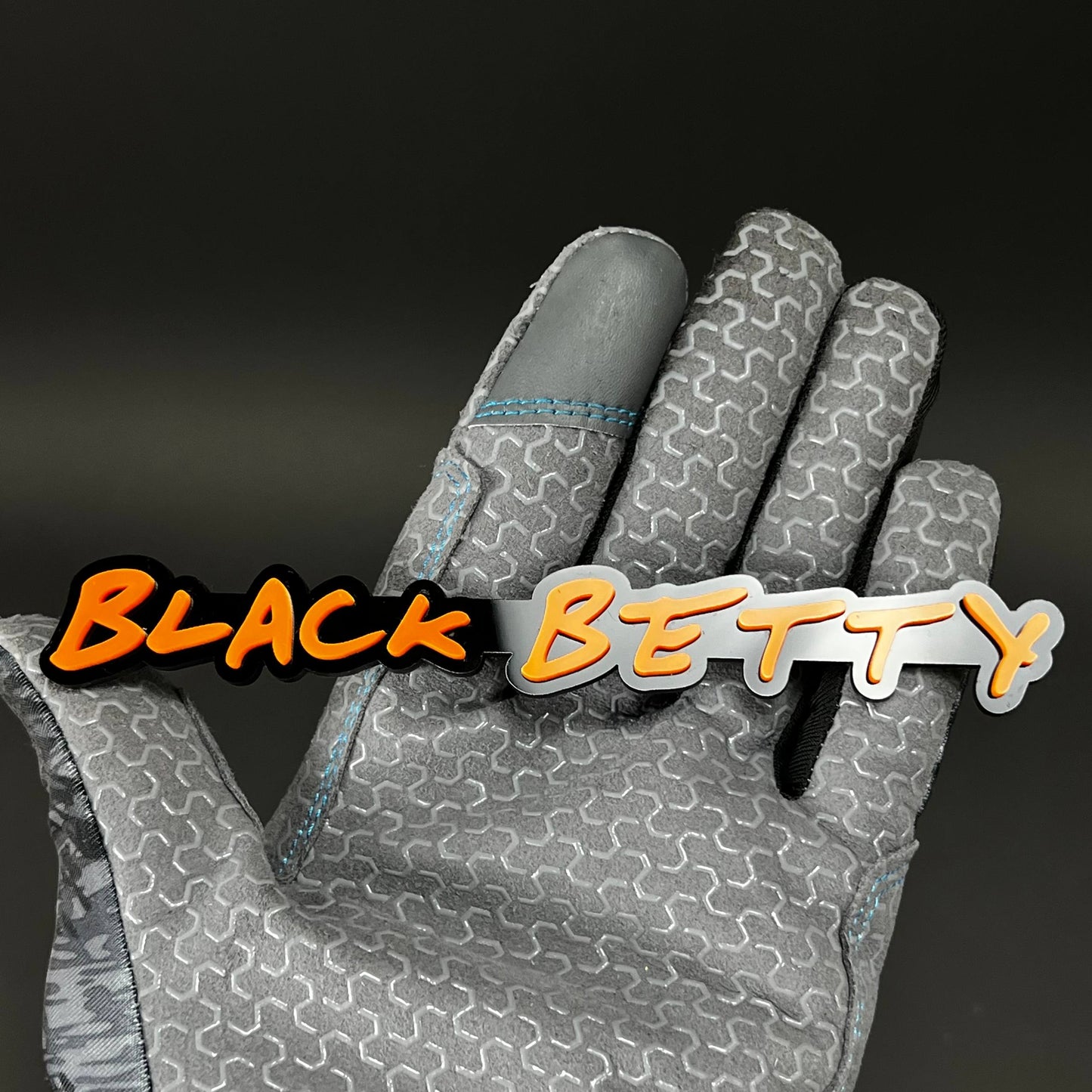 1PC Black Betty 3D Acrylic Badge - Car Truck Emblem Fender Sticker