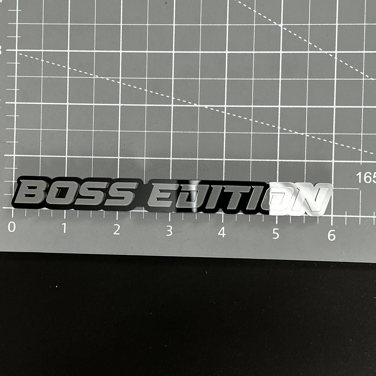 1PC BOSS EDITION 3D Acrylic Badge - Car Truck Emblem Fender Sticker