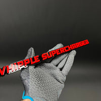 1PC WHIPPLE SUPERCHARGED 3D Acrylic Badge - Car Truck Emblem Fender Sticker