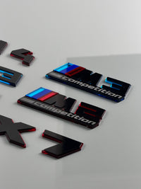 BMW M Mirror Acrylic Emblem – Custom Color Badge